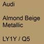 Preview: Audi, Almond Beige Metallic, LY1Y / Q5.